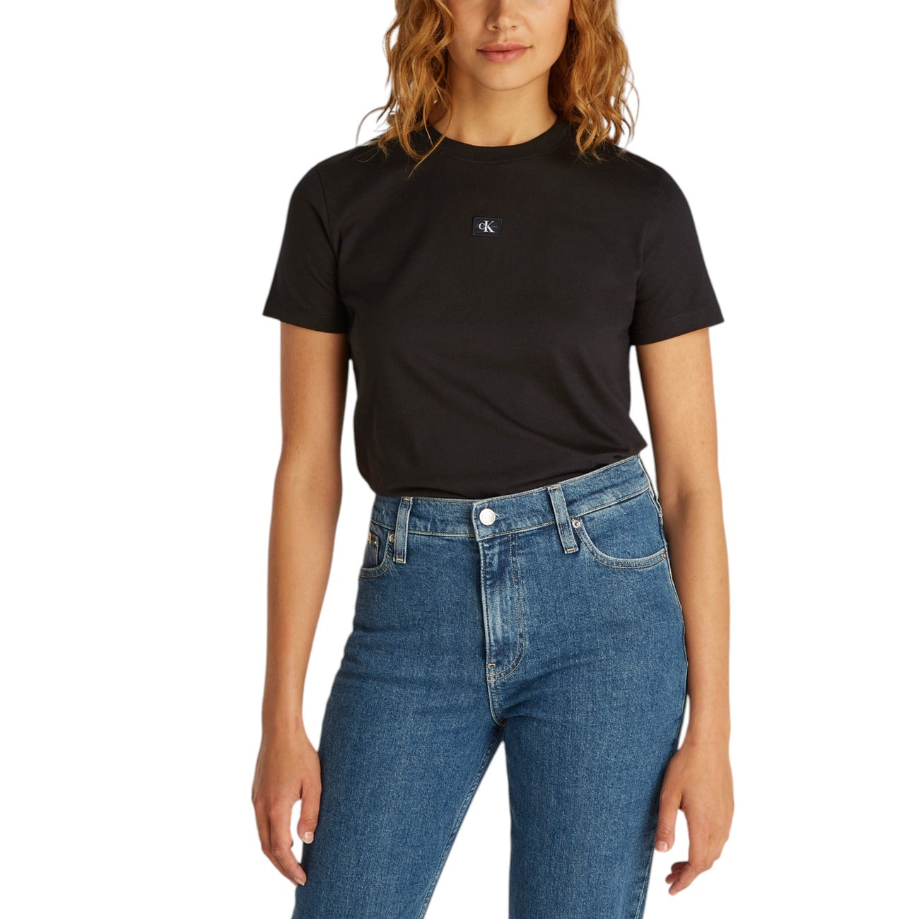 Calvin Klein Jeans T-shirt Dames Zwart #2415422
