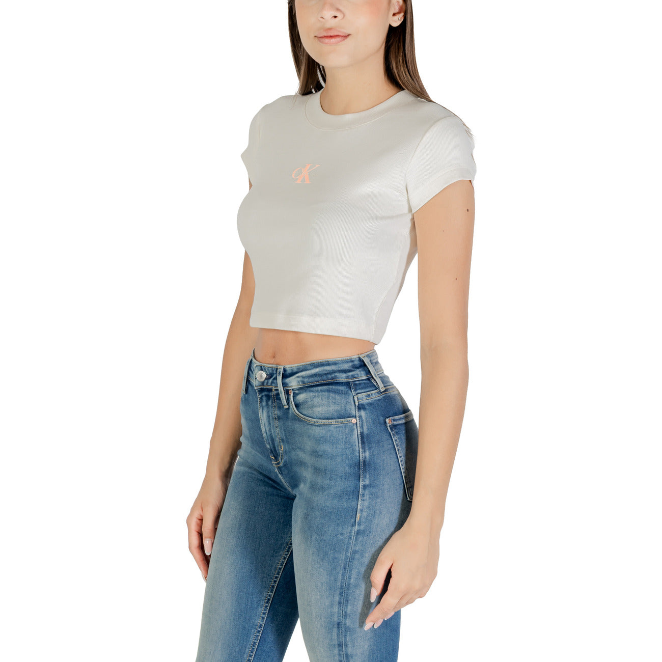 Calvin Klein Jeans Top Dames Wit #2426897