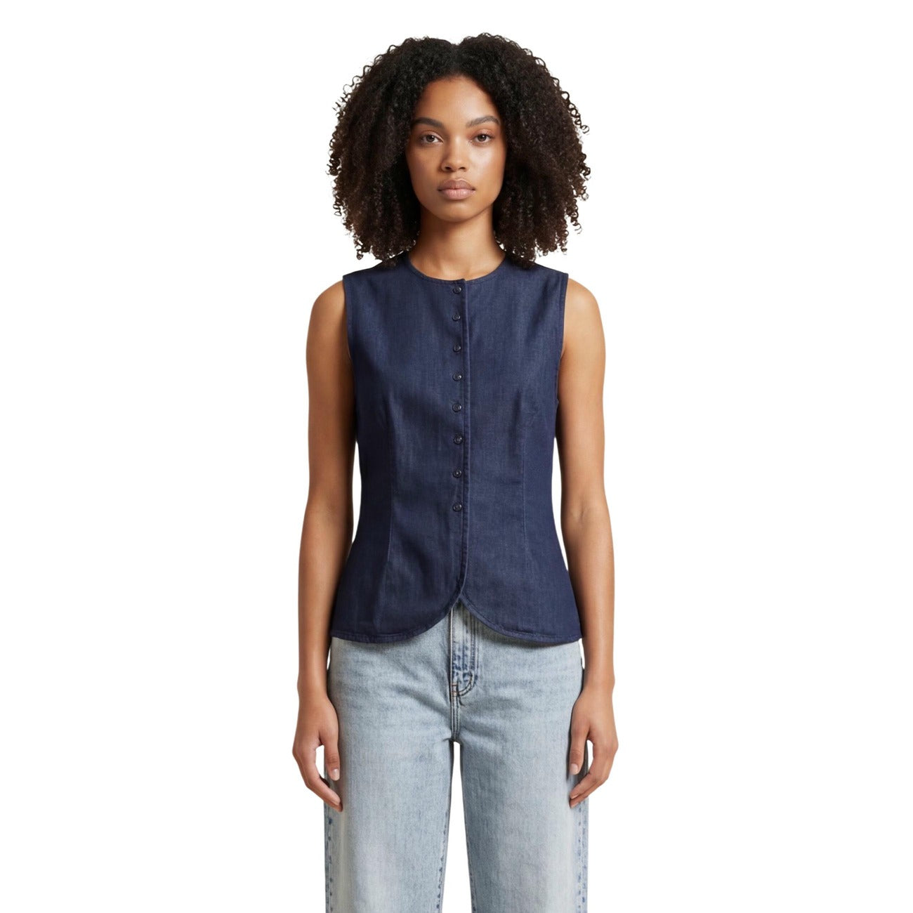 Only Weste Damen Blau