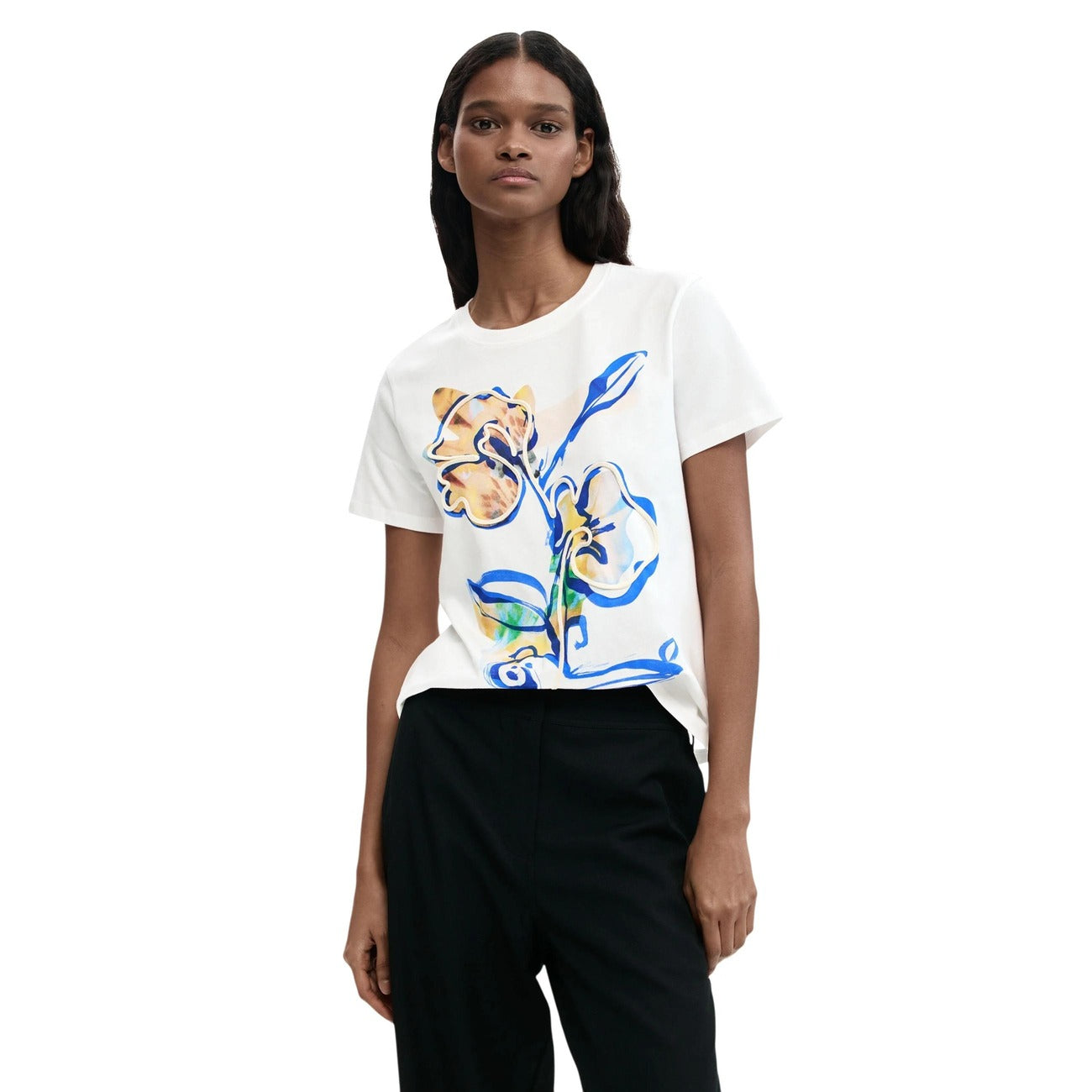 Desigual T-Shirt Damen Weiß