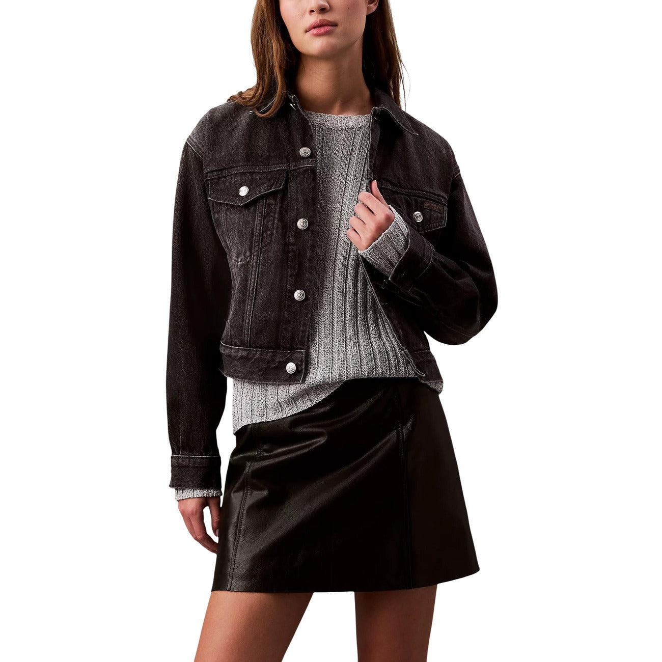 Calvin Klein Jeans Windjack Dames Zwart