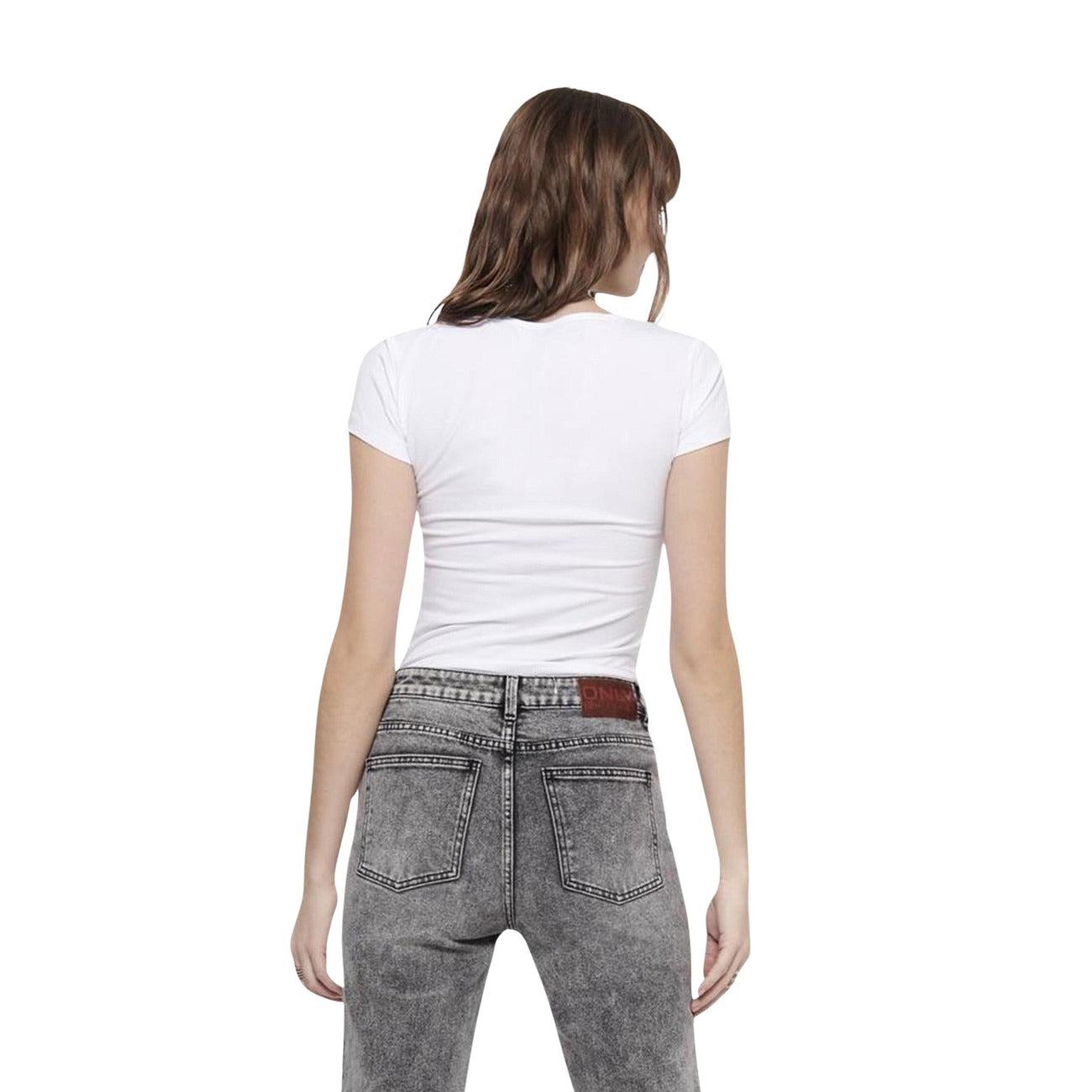 Only T-Shirt Damen Weiß #170903