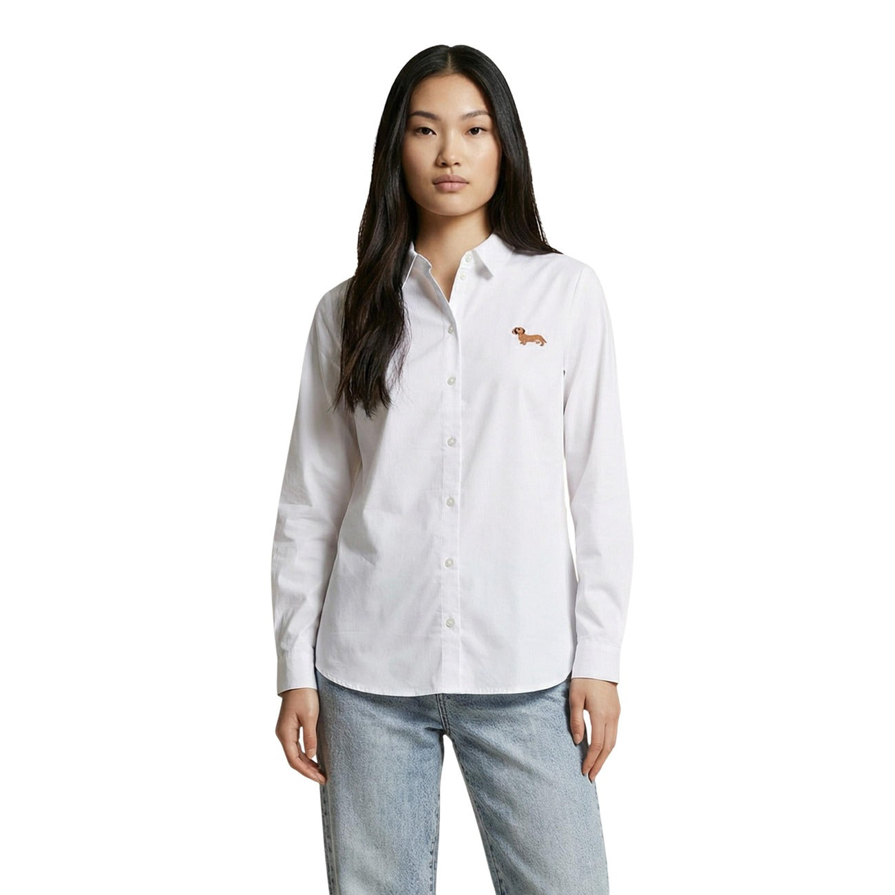 Jacqueline De Yong Shirt Damen Beige