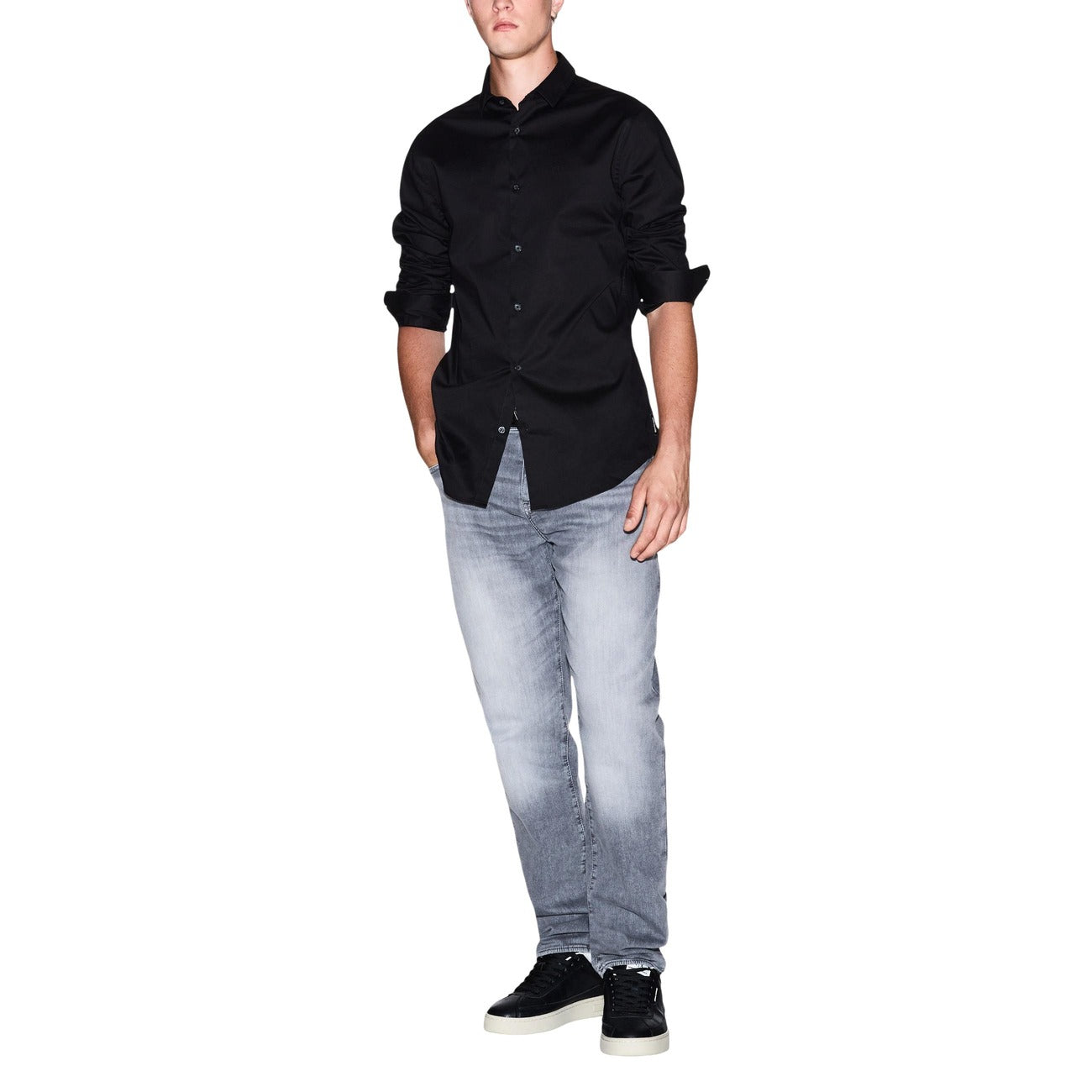 Armani Exchange Shirt Herren Schwarz