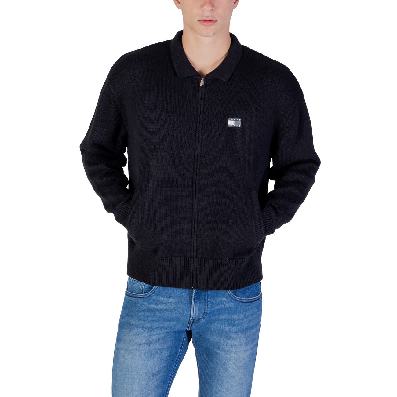 Tommy Hilfiger Jeans Breimode Heren Zwart