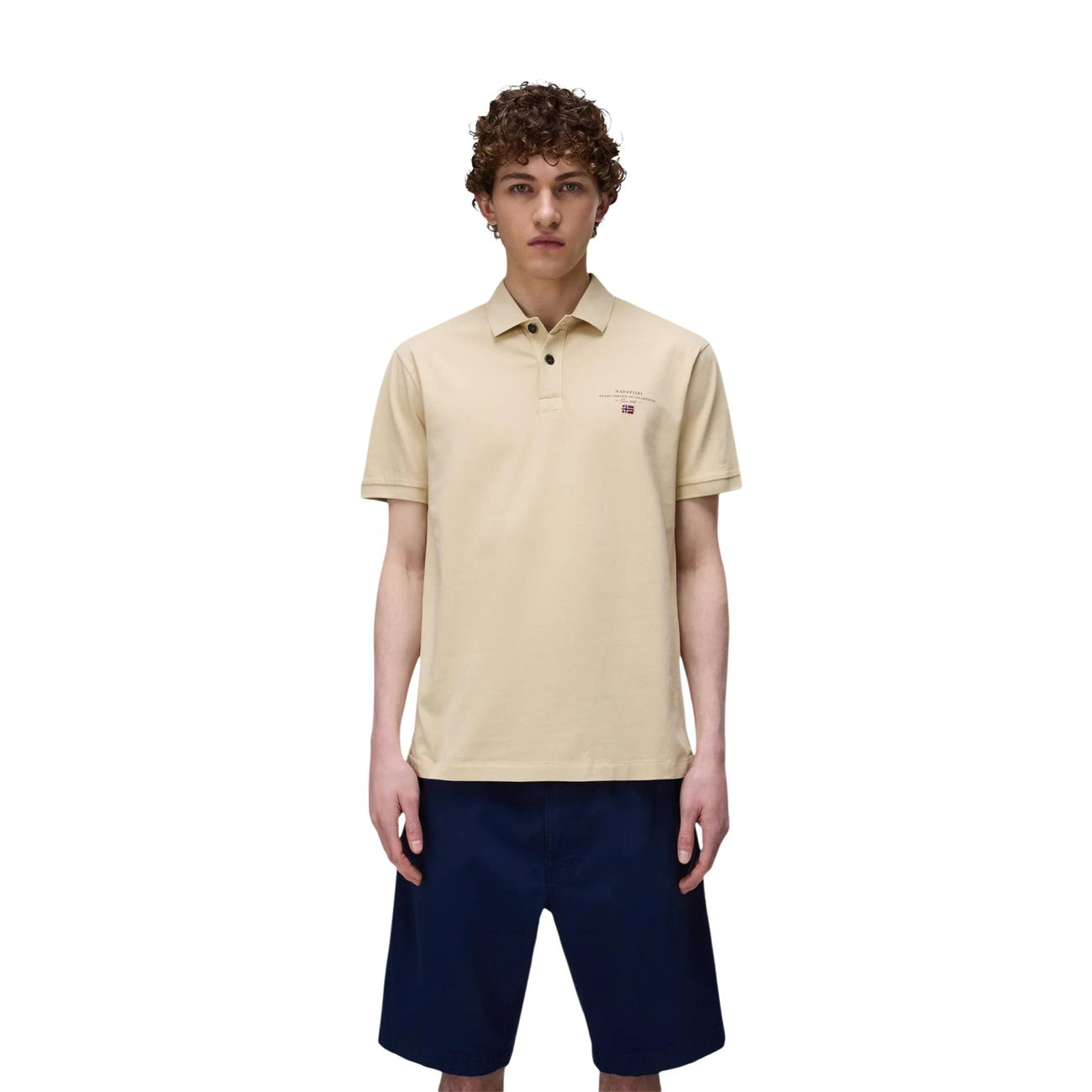 Napapijri Polo Top Herren Gelb