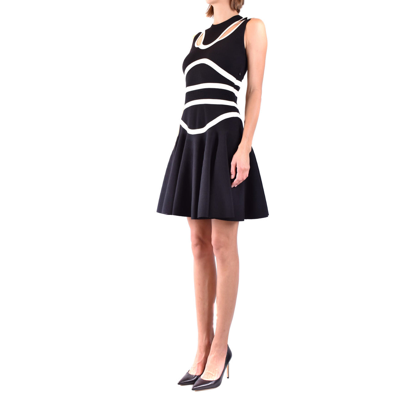 Alexander Mcqueen Jurk Dames Zwart #2430799