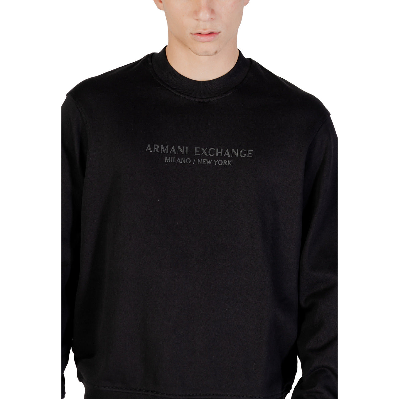 Armani Exchange Sweatshirt Heren Zwart #2429485