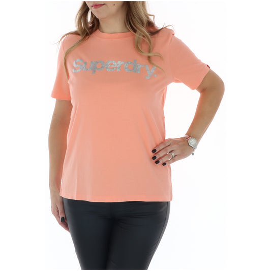 Superdry T-shirt Dames Roze