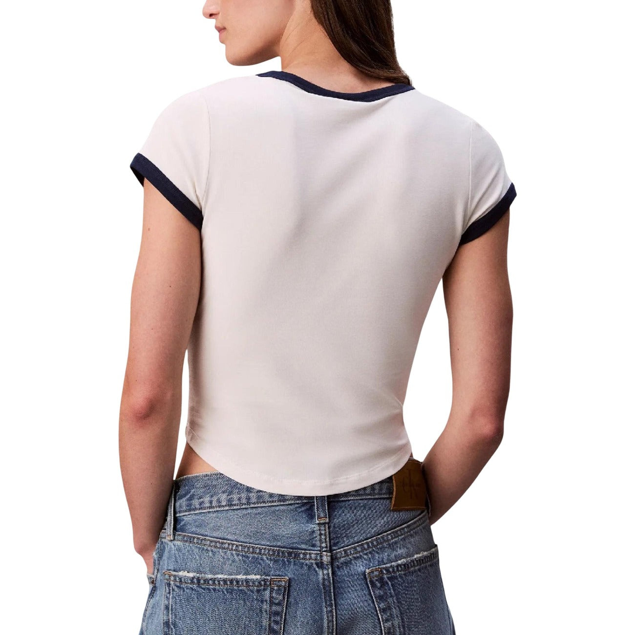 Calvin Klein Jeans T-shirt Dames Wit #2445839