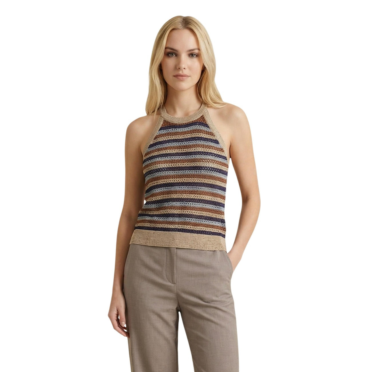 Artigli Weste Damen Beige