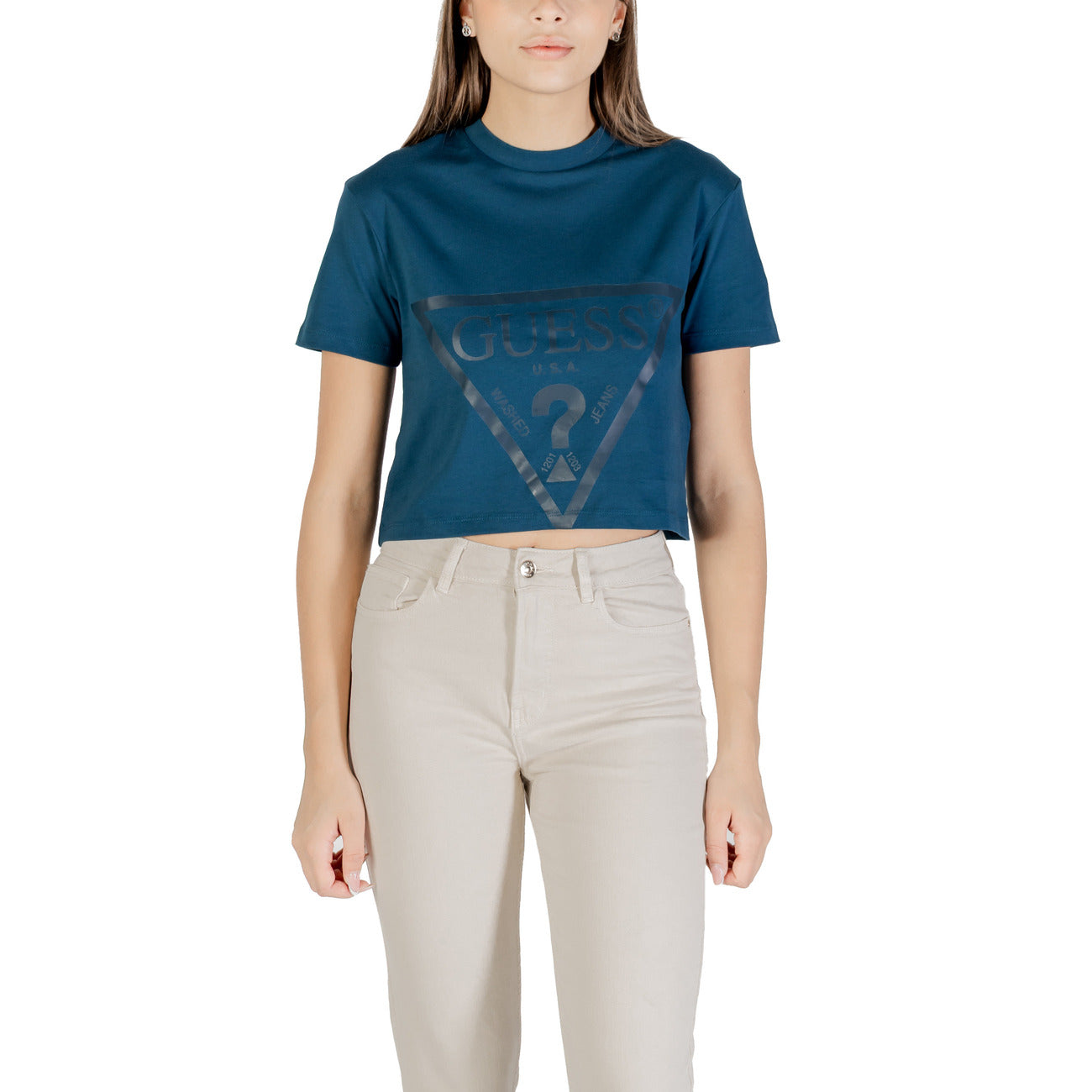 Guess Active T-shirt Dames Blauw