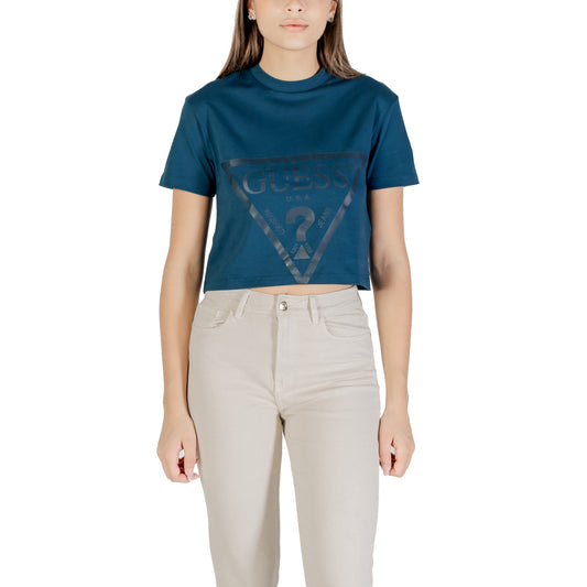 Guess Active T-shirt Women Blue