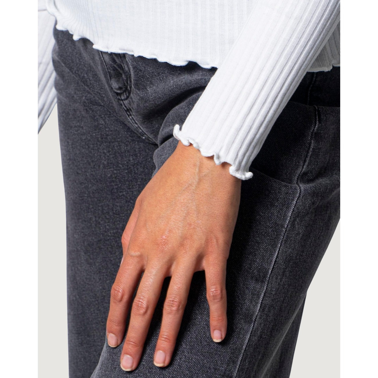 Only Strickmode Damen Weiß #179065