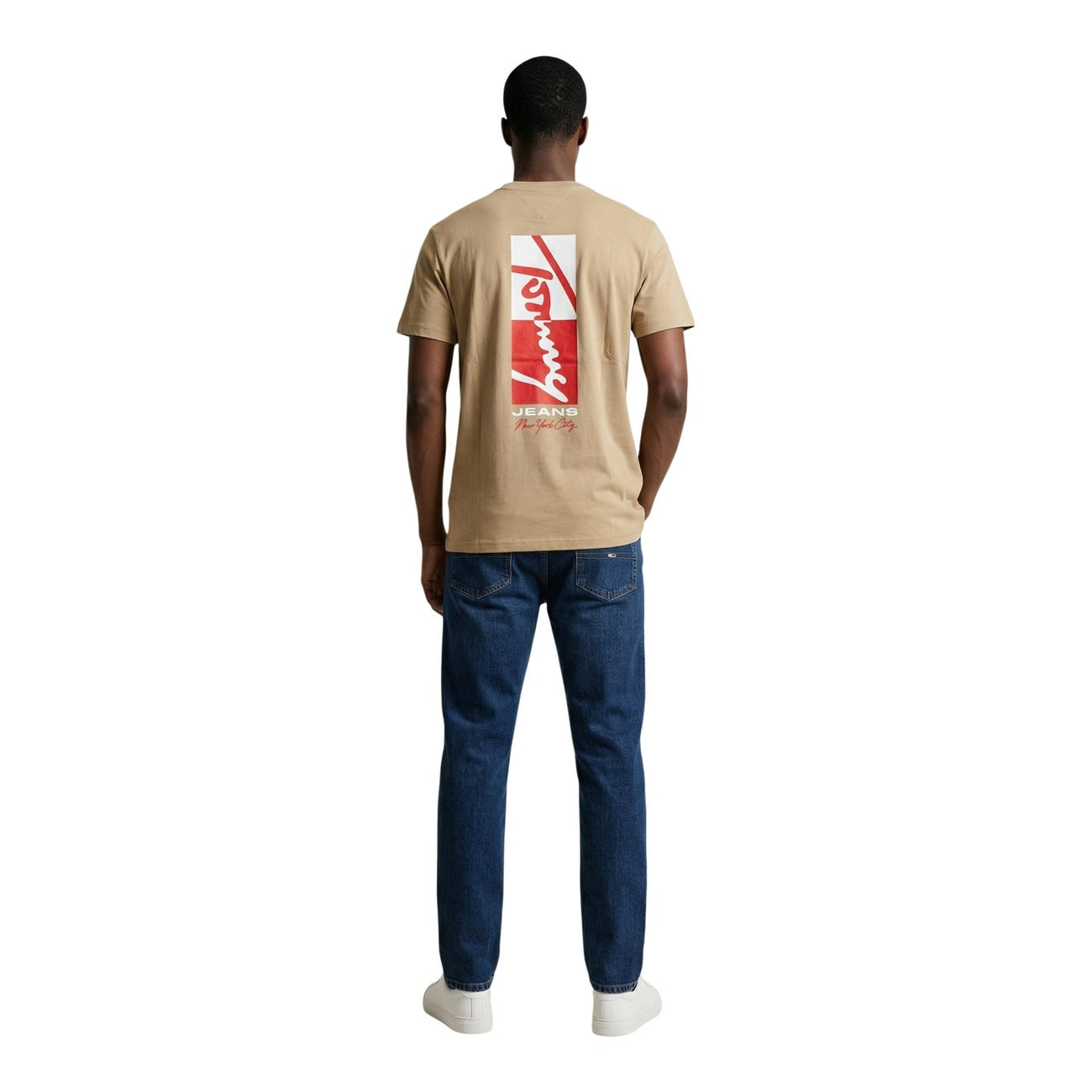 Tommy Hilfiger Jeans T-Shirt Herren Beige #2457658