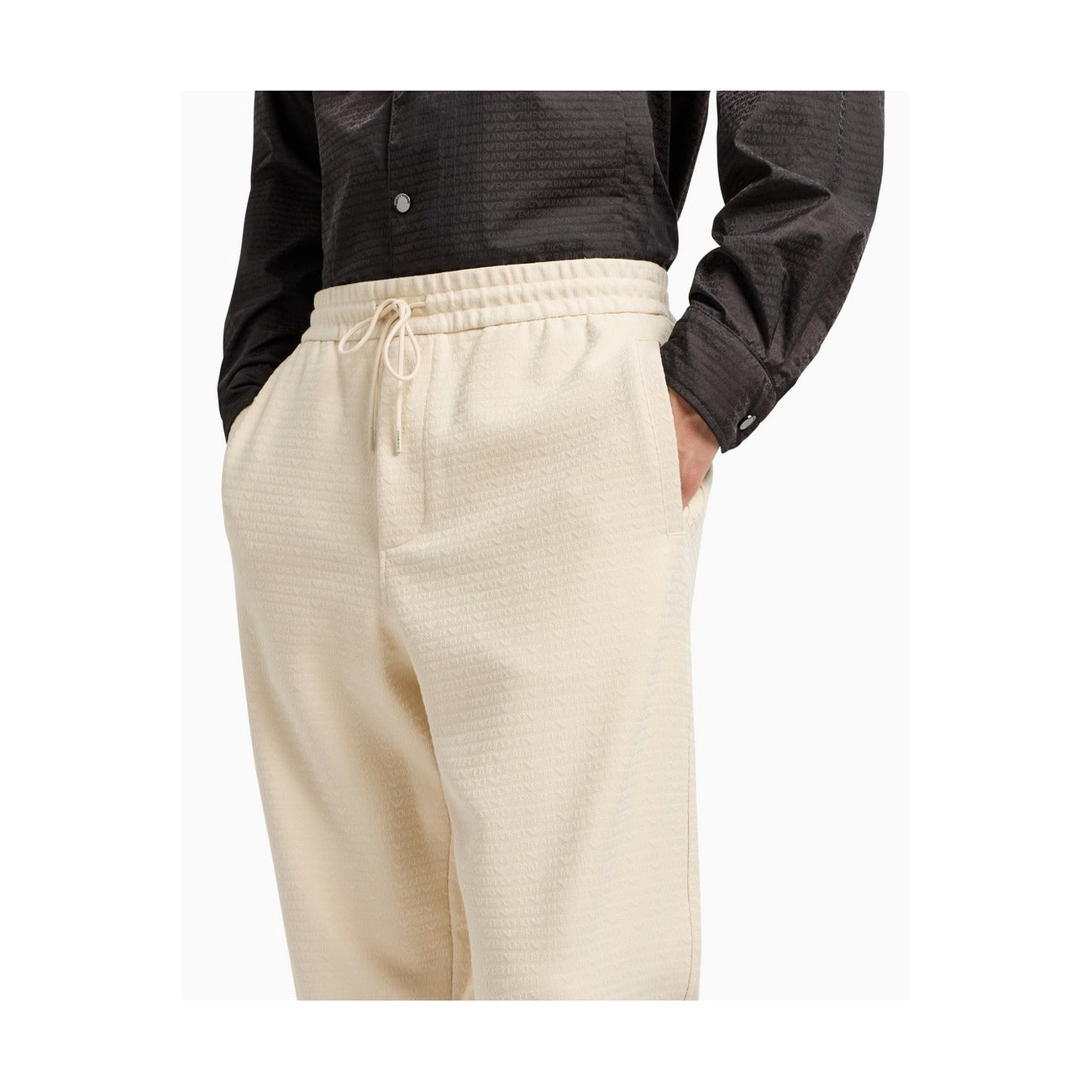 Emporio Armani Trousers Men White