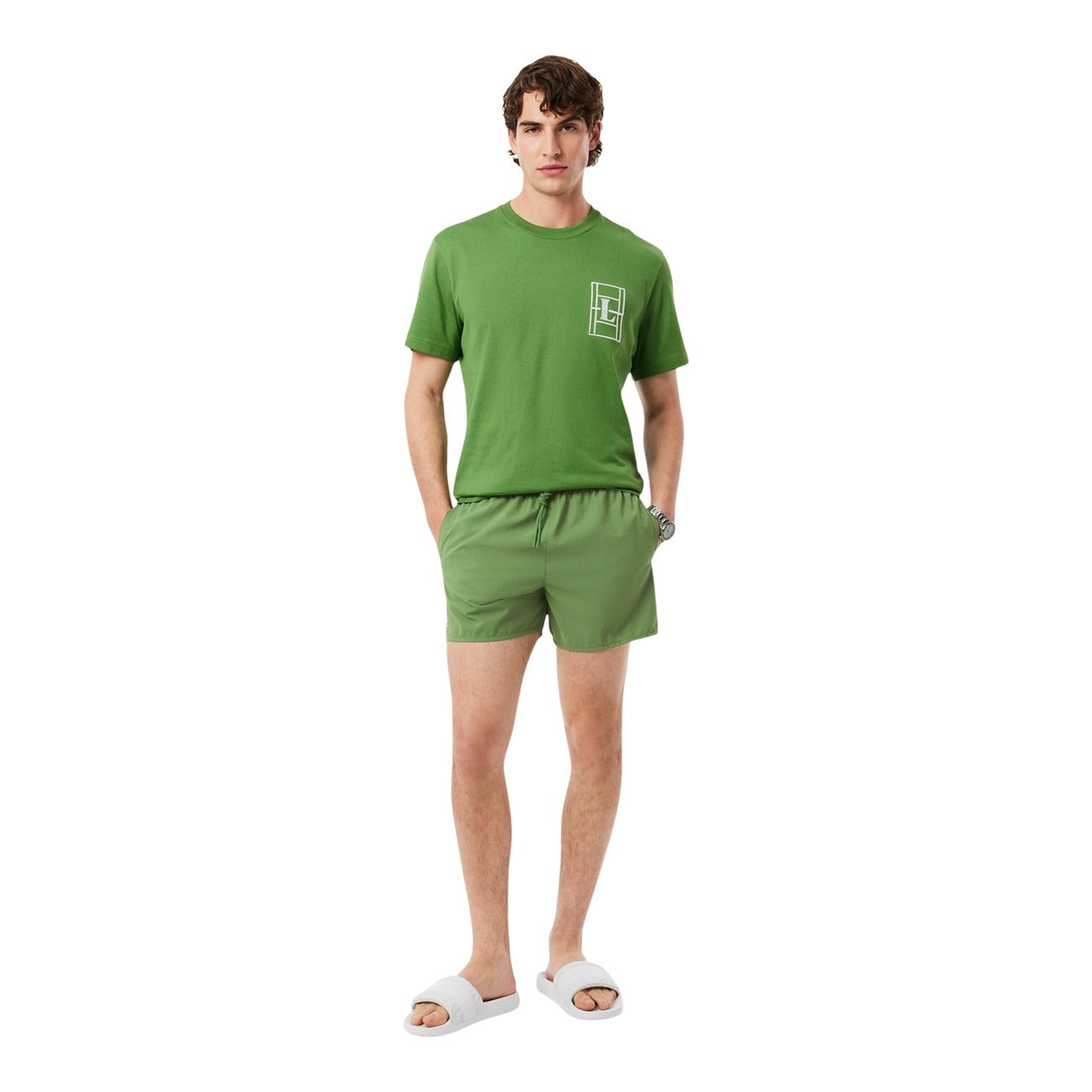 Lacoste Zwemkleding Herren Grün