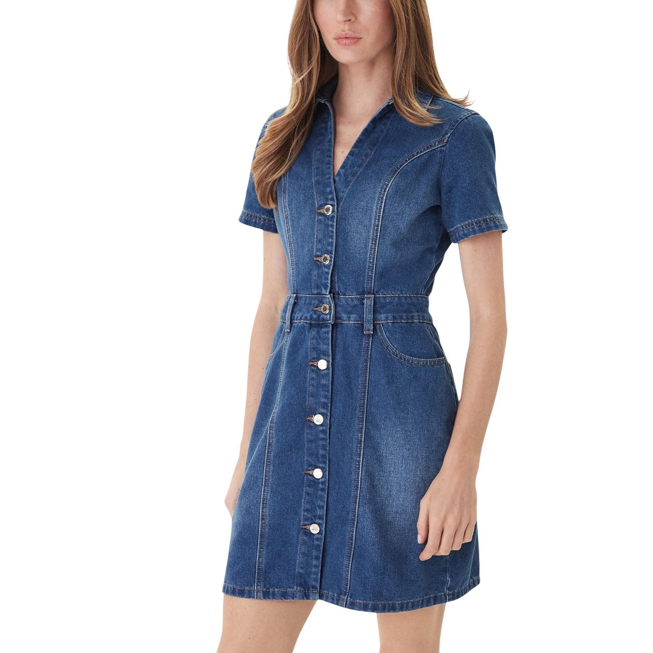 Morgan De Toi Kleid Damen Hellblau