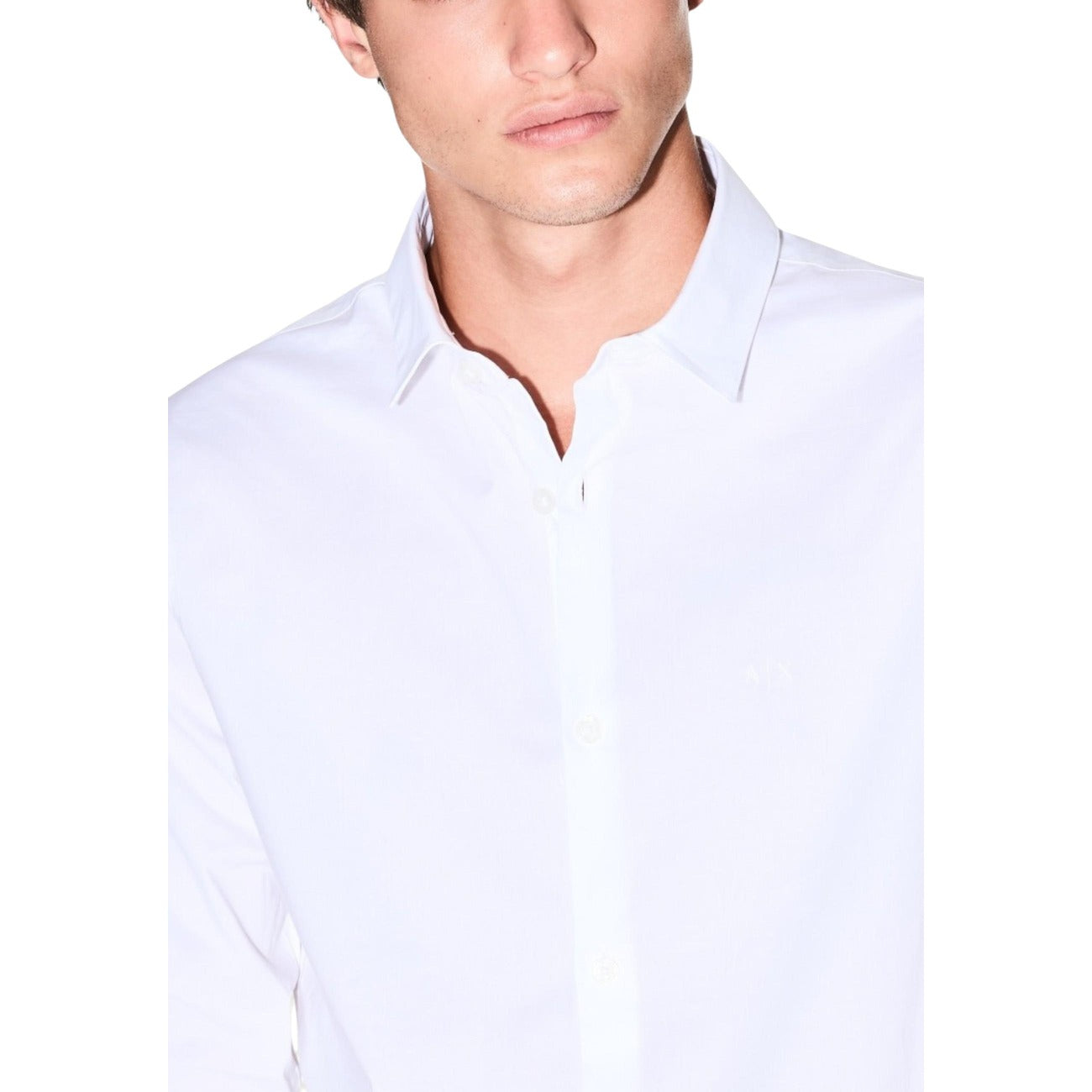 Armani Exchange Shirt Heren Wit #2205644
