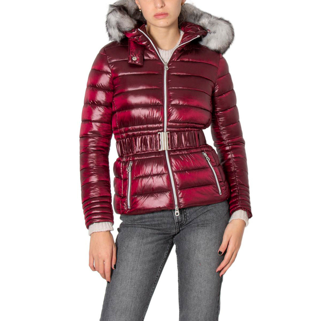 No Zone Windjack Damen Bordeaux