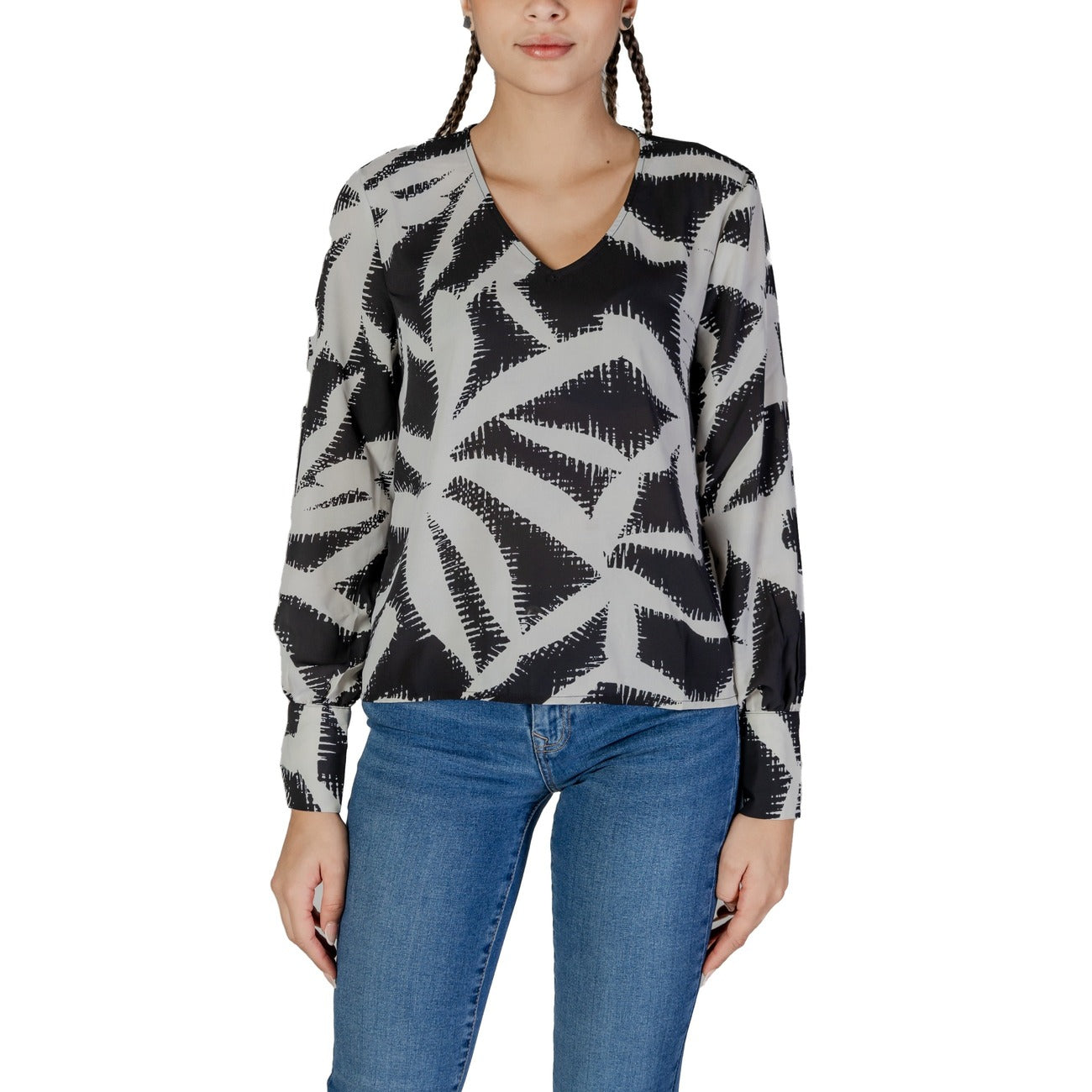 Jacqueline De Yong Bloes Dames Zwart #2361240
