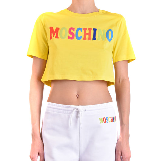 Moschino T-shirt Dames Geel