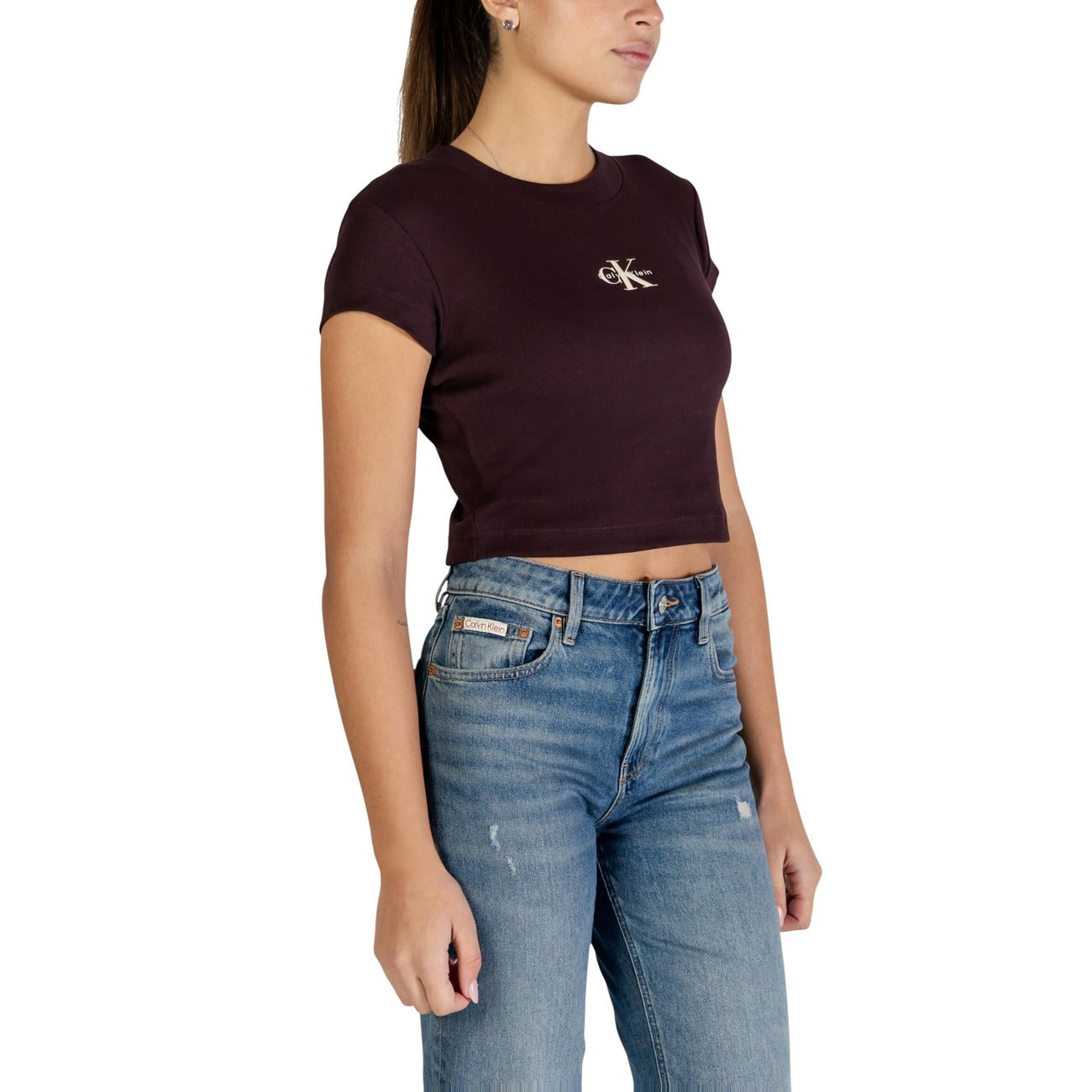 Calvin Klein Jeans T-shirt Women Brown