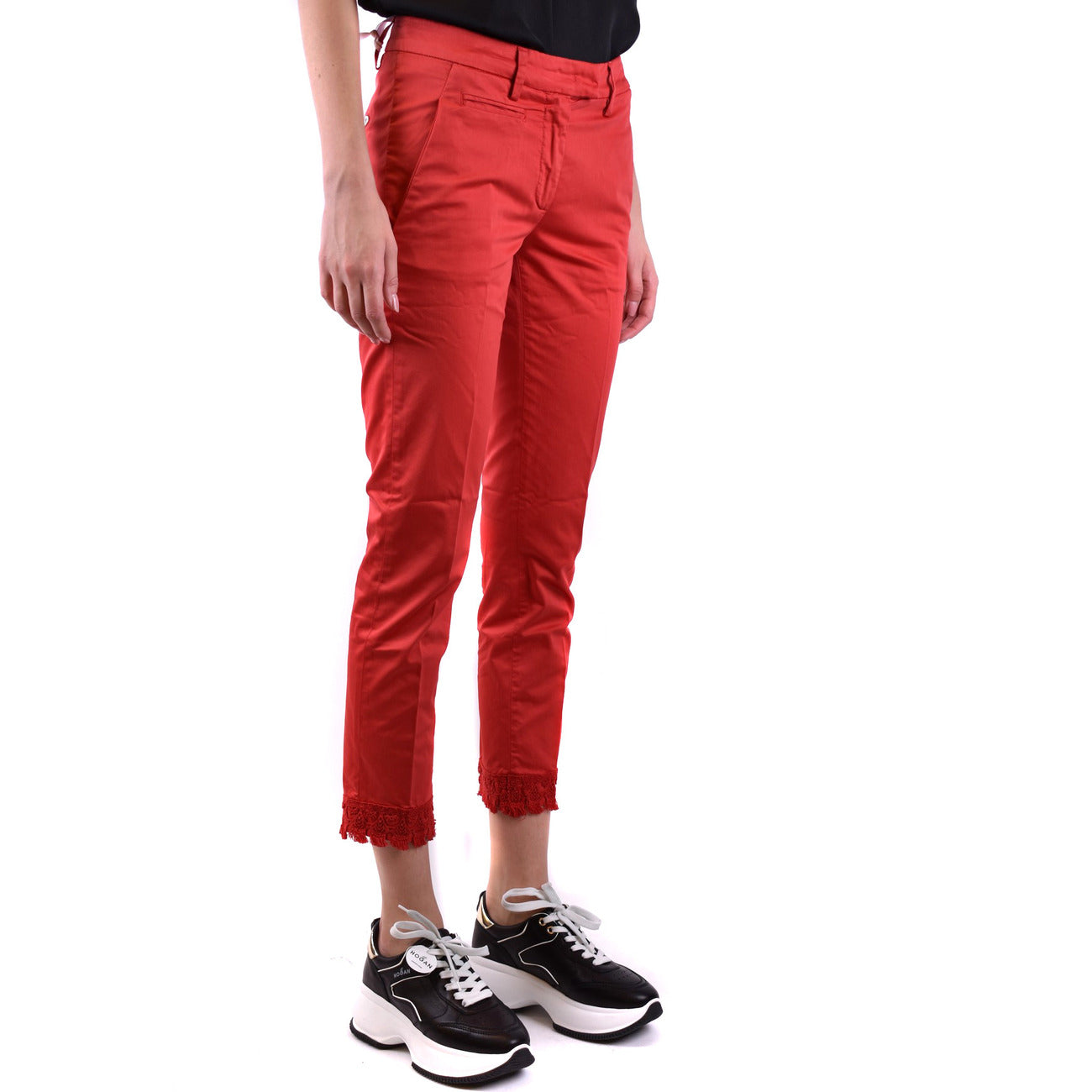 Dondup Broek Dames Rood