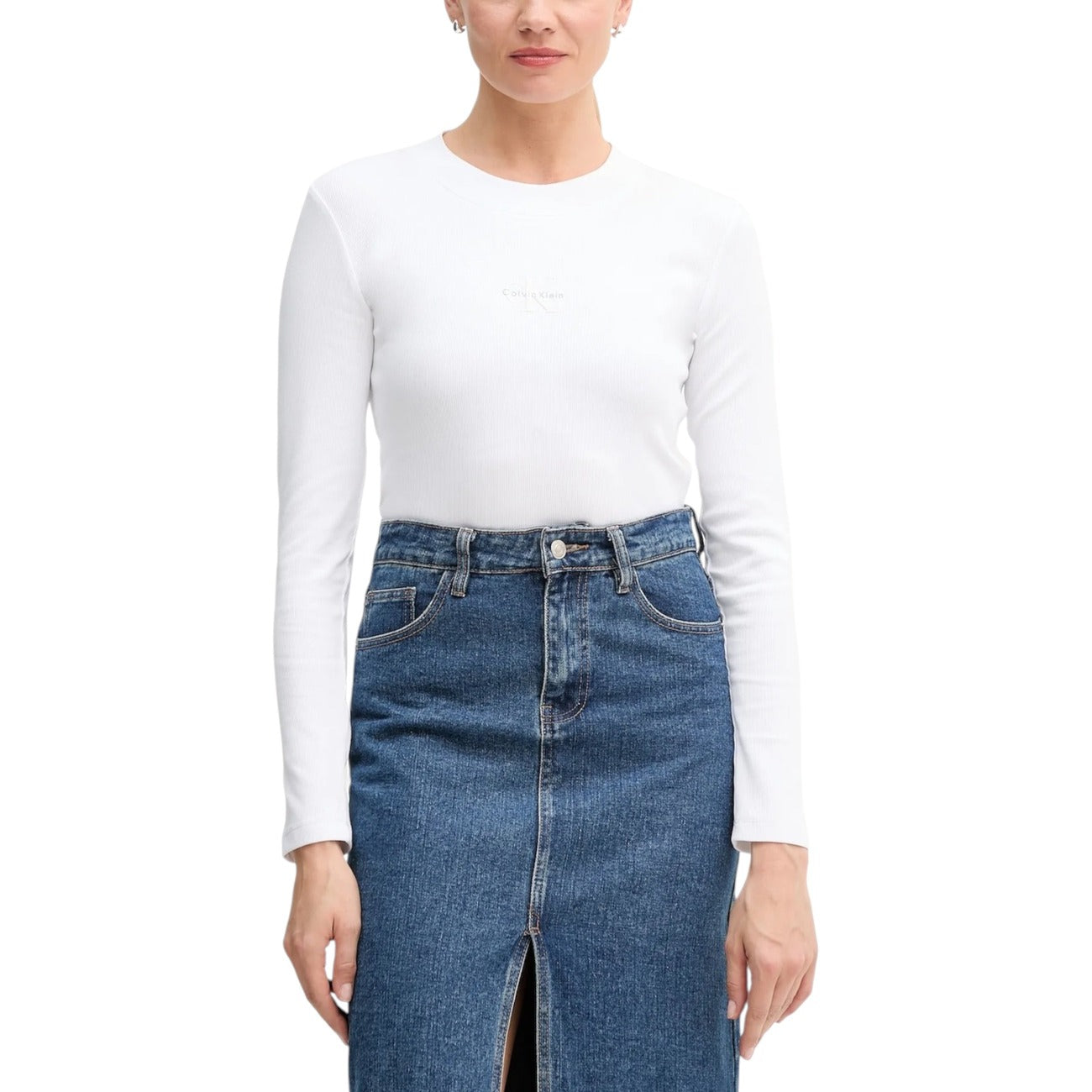 Calvin Klein Jeans Strickmode Damen Grün