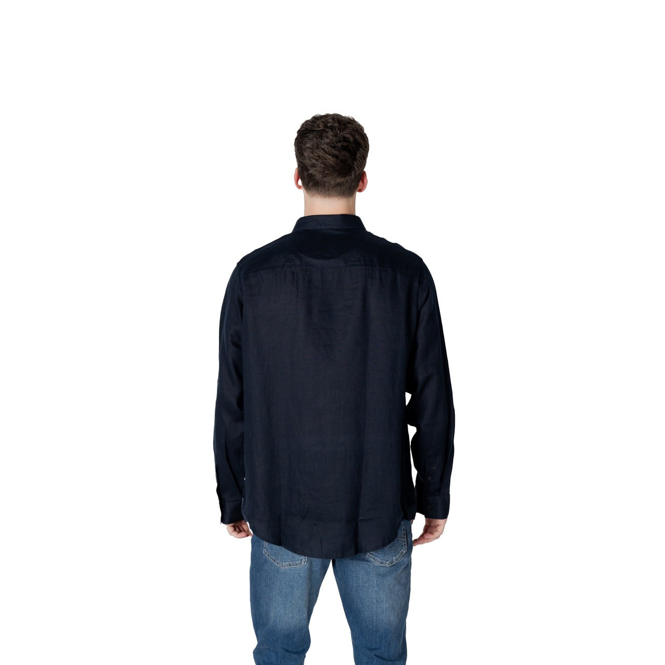 Armani Exchange Shirt Heren Blauw #2411688