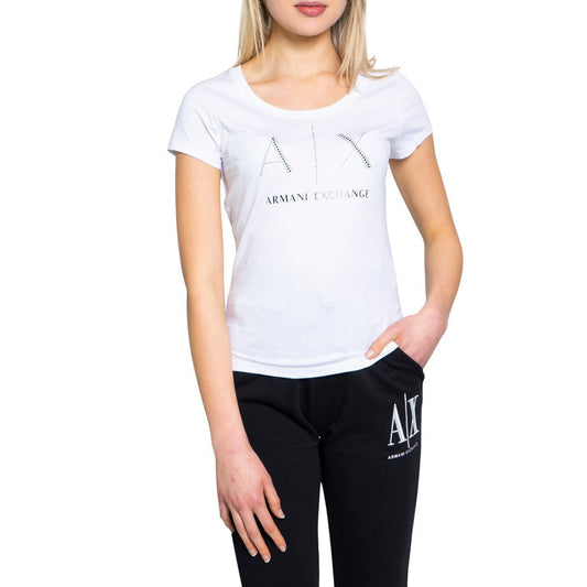 Armani Exchange T-Shirt Damen Weiß #190484