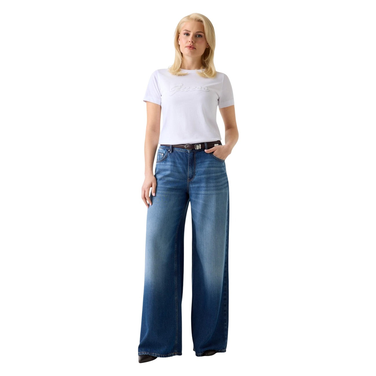 Guess T-Shirt Damen Weiß #2454364
