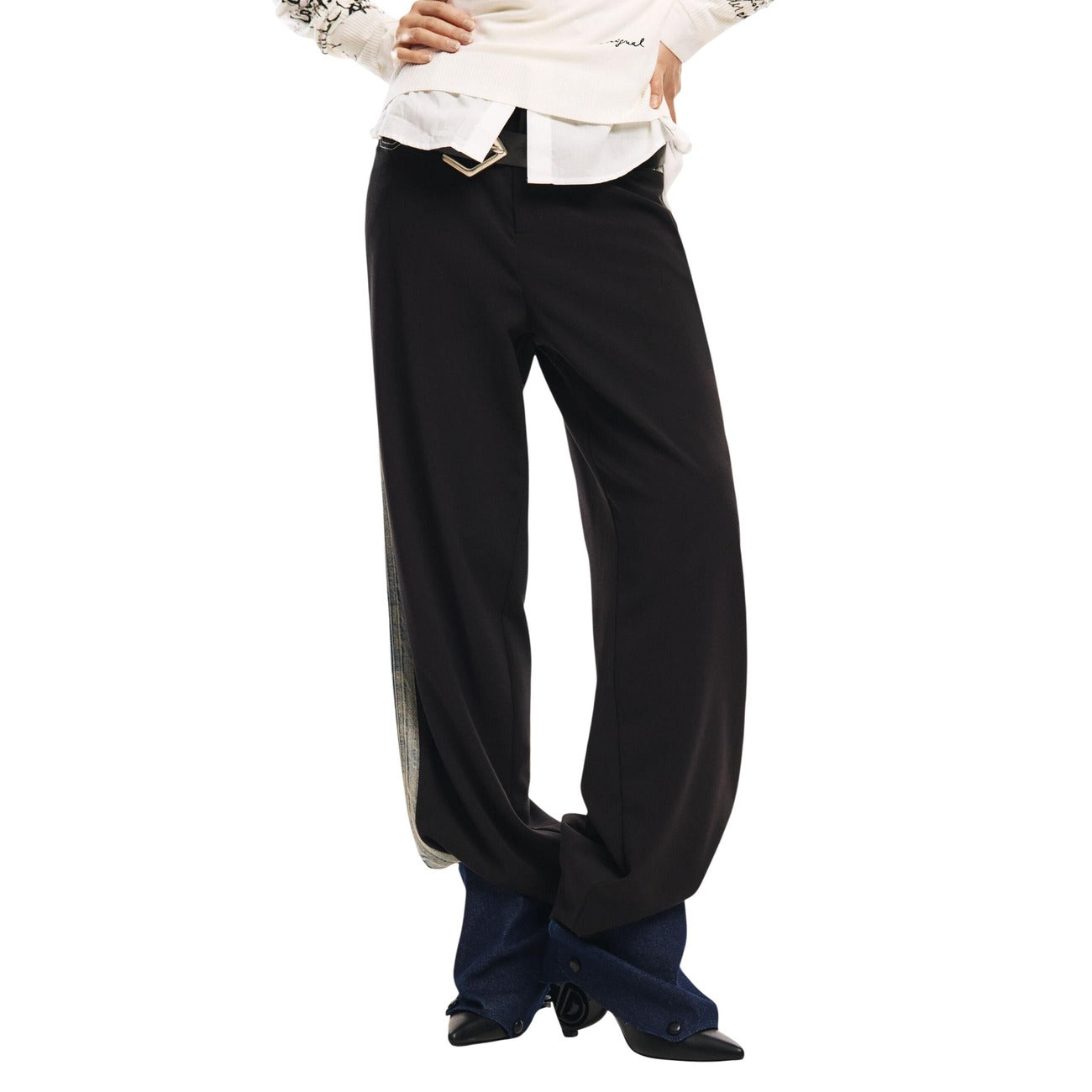 Desigual Hose Damen Schwarz #2451322