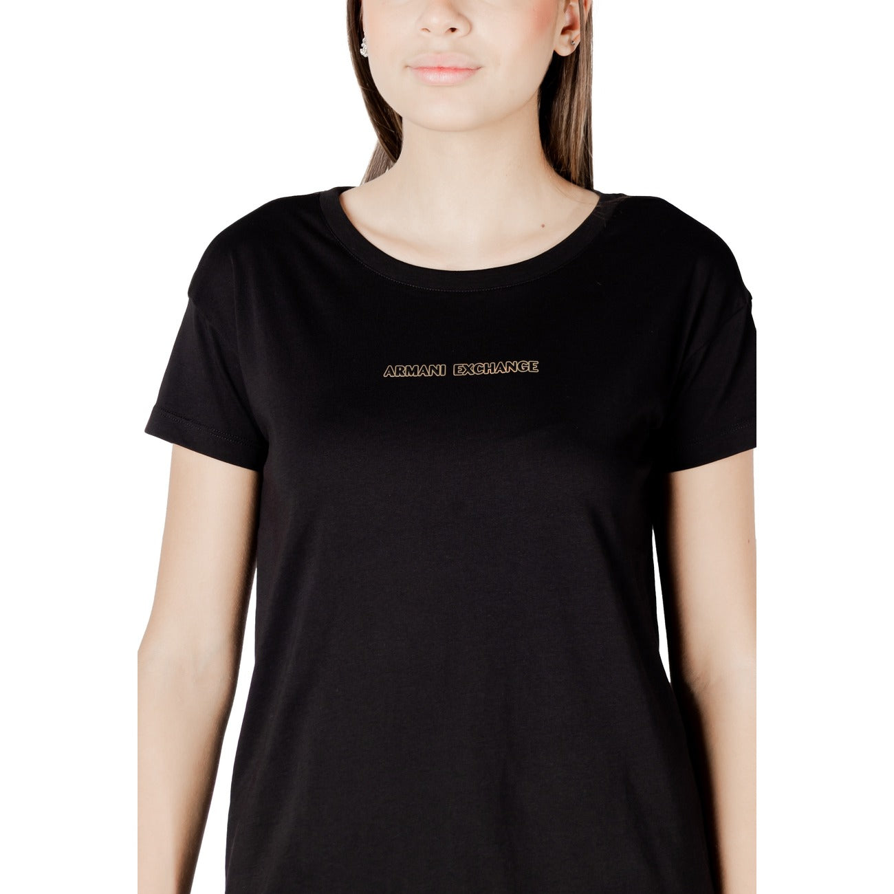 Armani Exchange T-shirt Dames Zwart #2418585