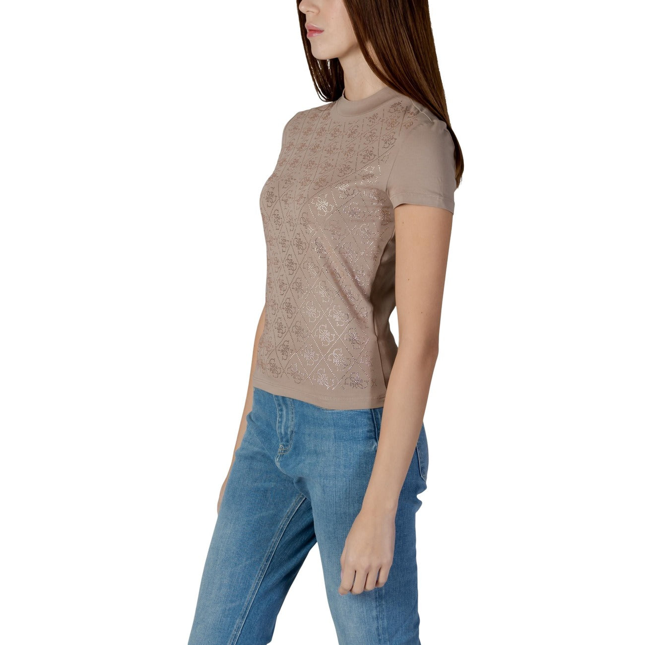 Guess T-Shirt Damen Beige #2448731