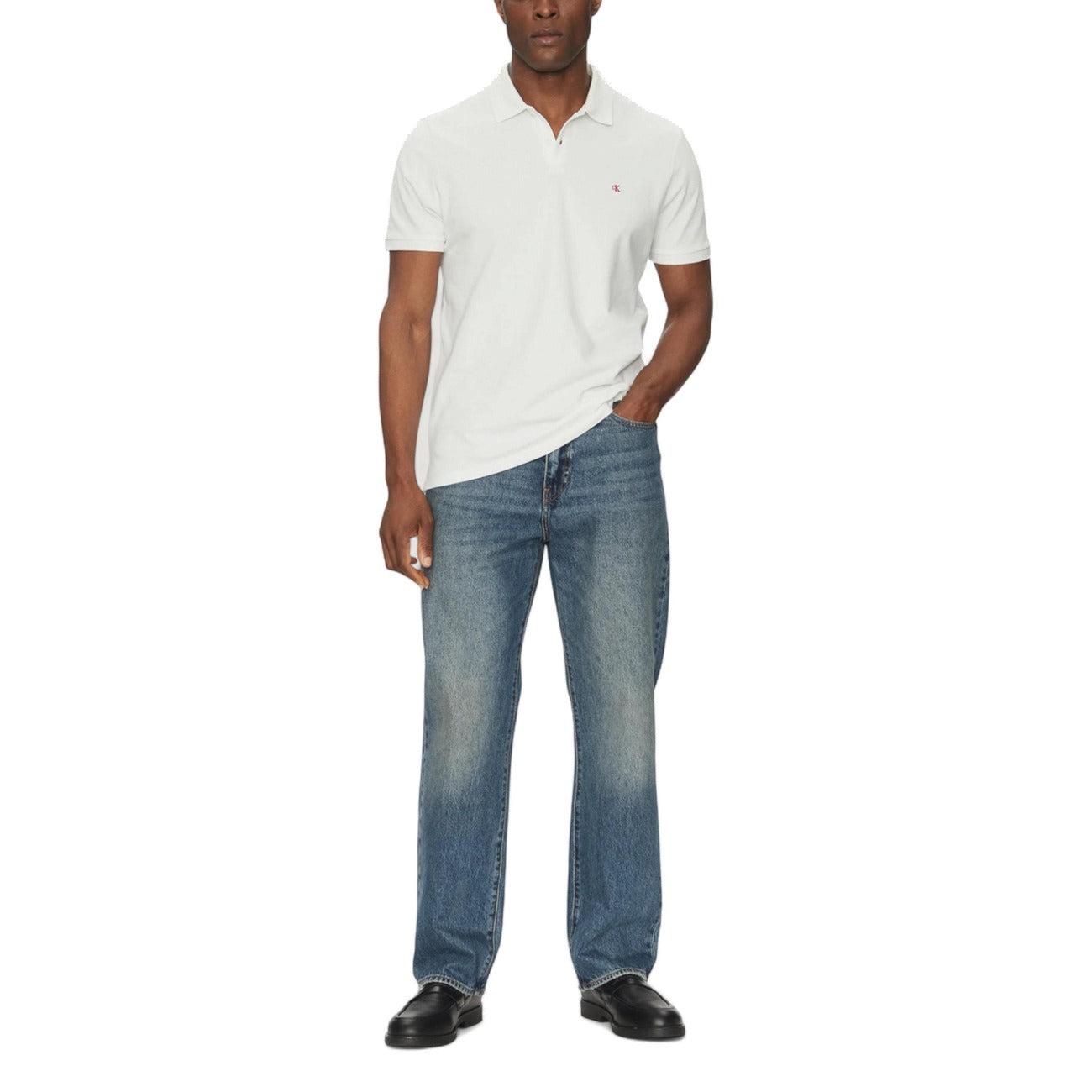 Calvin Klein Jeans Polo Top Heren Wit #2434226