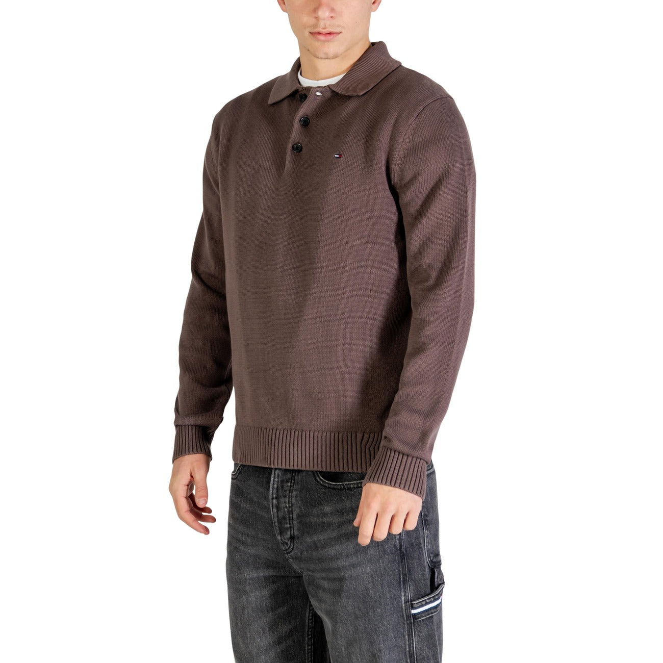 Tommy Hilfiger Jeans Breimode Heren Bruin