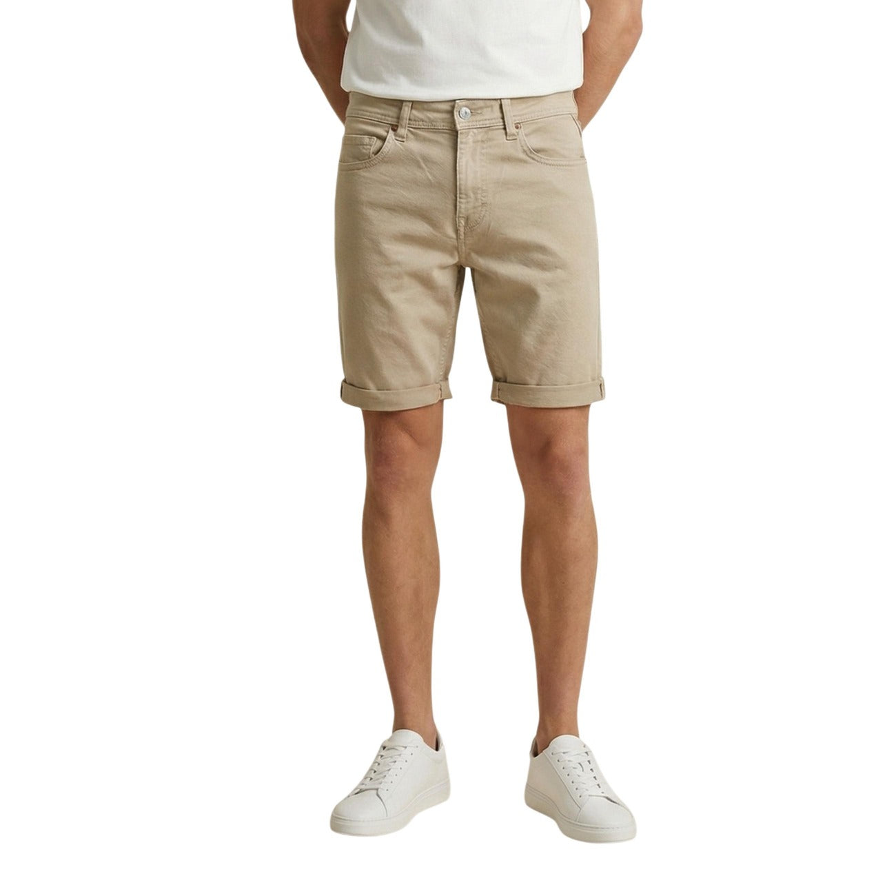 Replay Bermuda Herren Beige