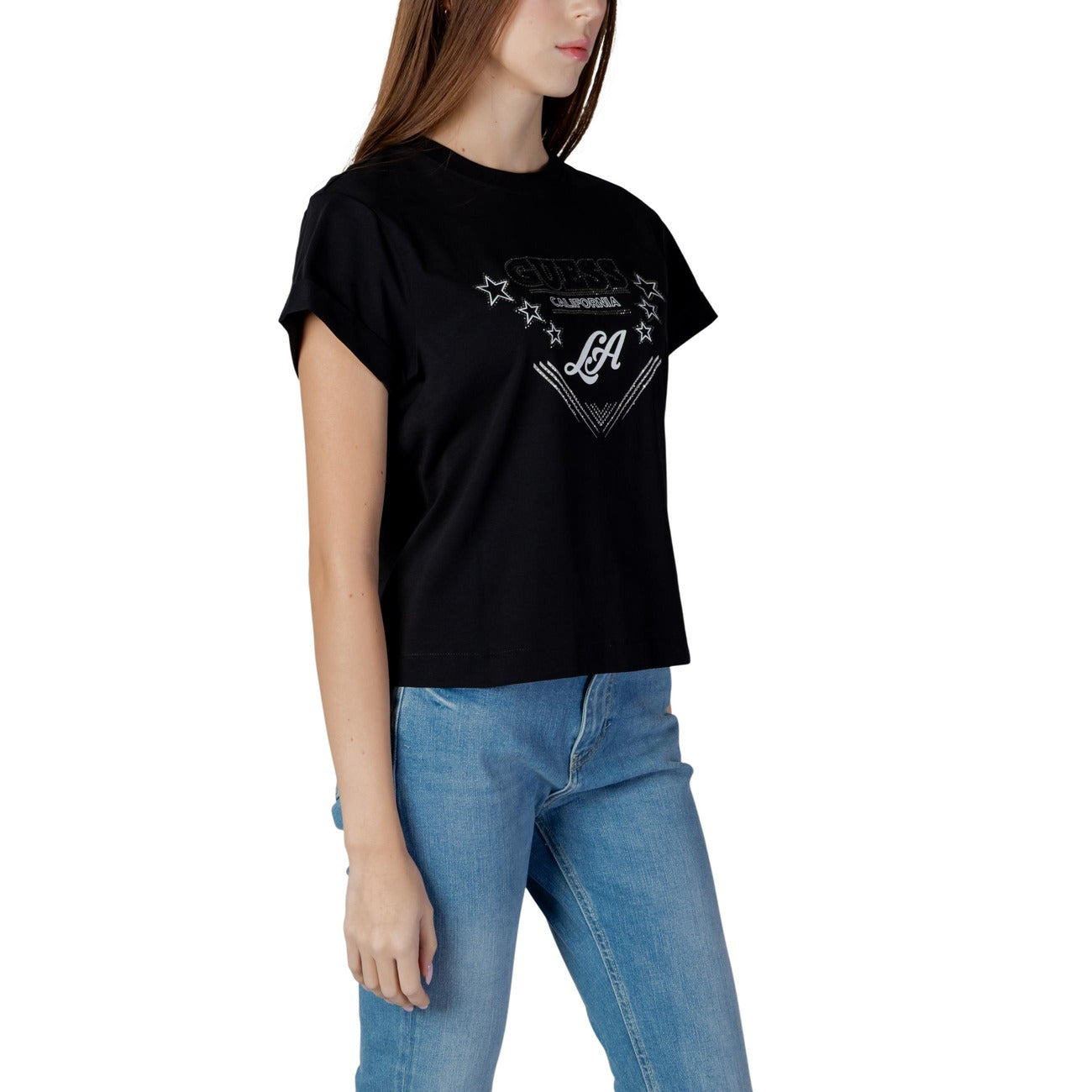 Guess T-Shirt Damen Schwarz #2467858