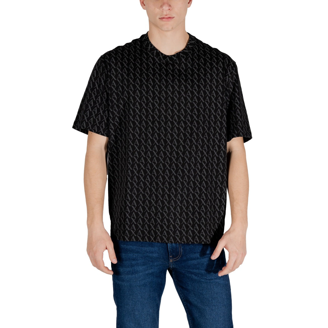 Armani Exchange T-Shirt Herren Grau