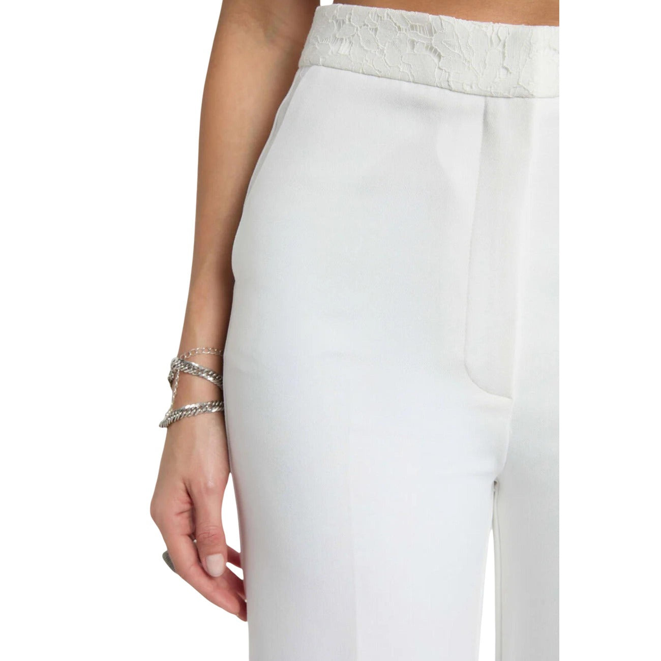 Morgan De Toi Hose Damen Weiß