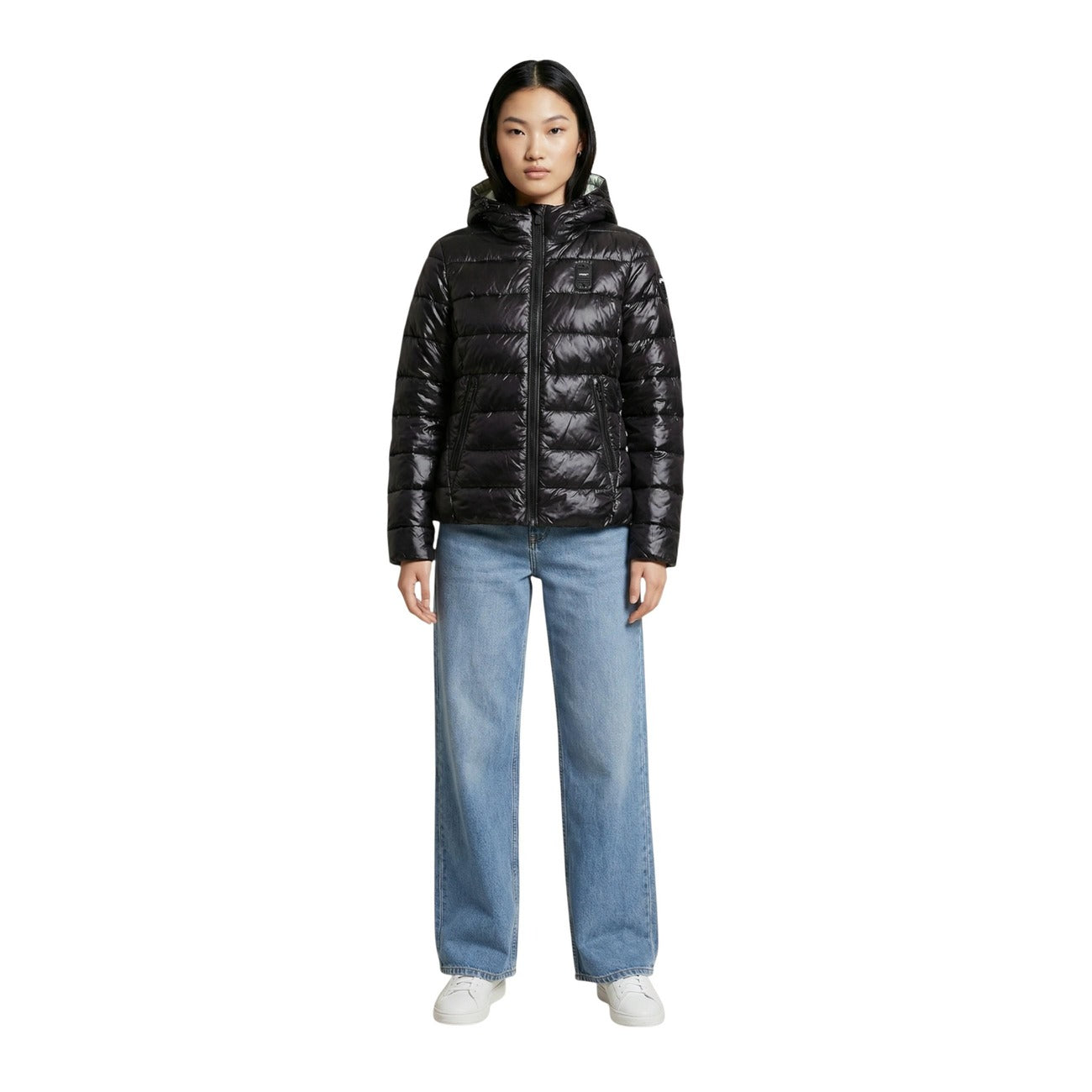 Blauer Windjack Damen Schwarz #2450865