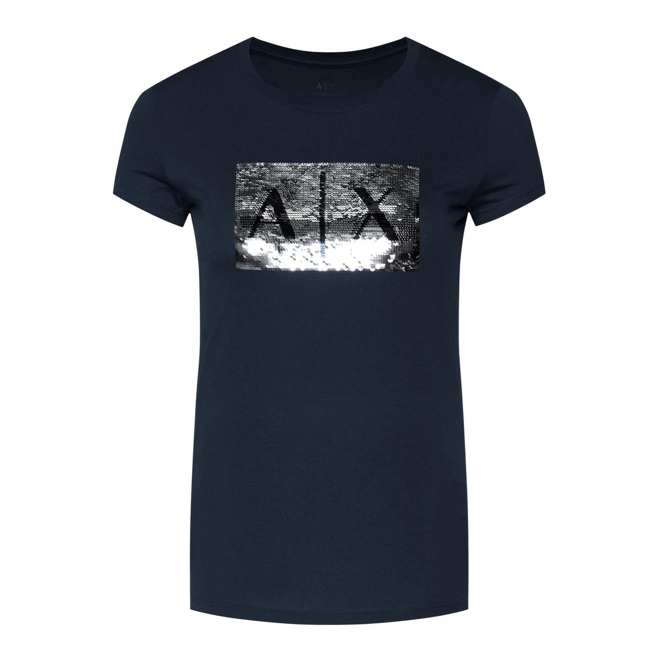 Armani Exchange T-shirt Dames Blauw