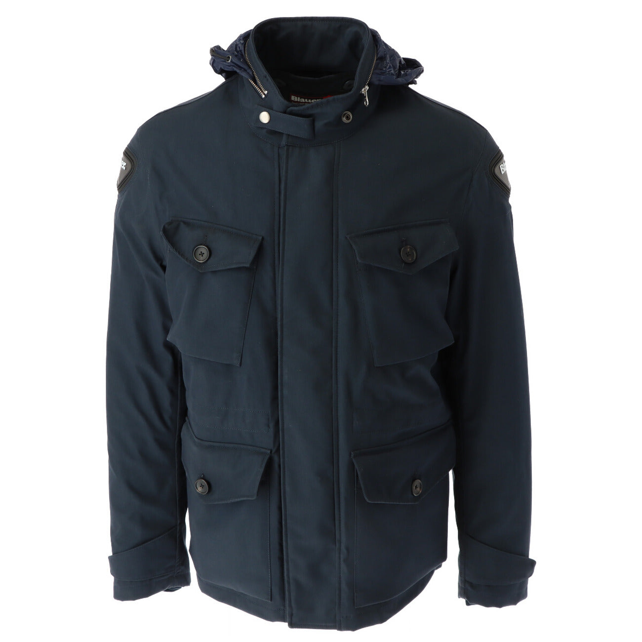 Blauer Windbreaker Herren Blau