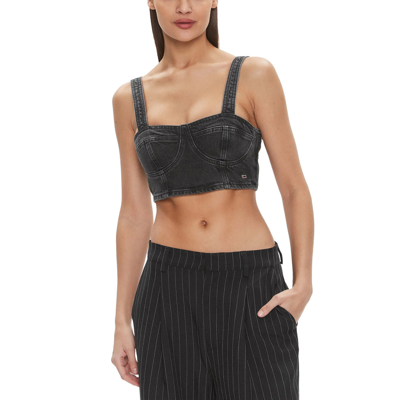 Tommy Hilfiger Jeans Top Dames Zwart #2201336