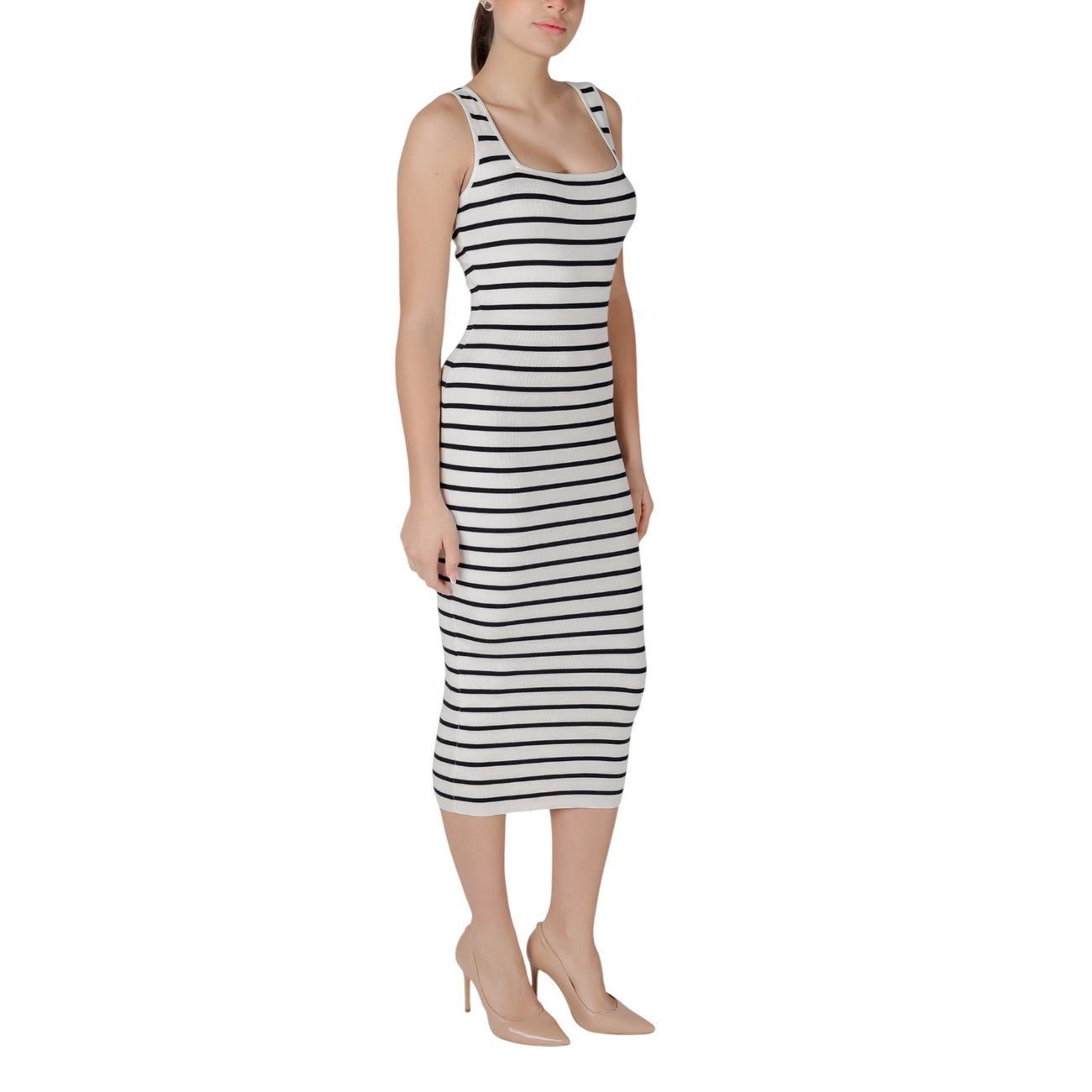 Morgan De Toi Jurk Dames Beige