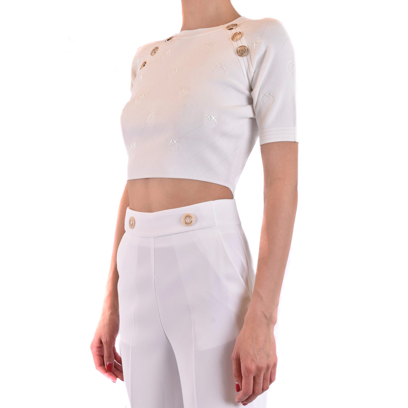 Pinko Strickmode Damen Weiß