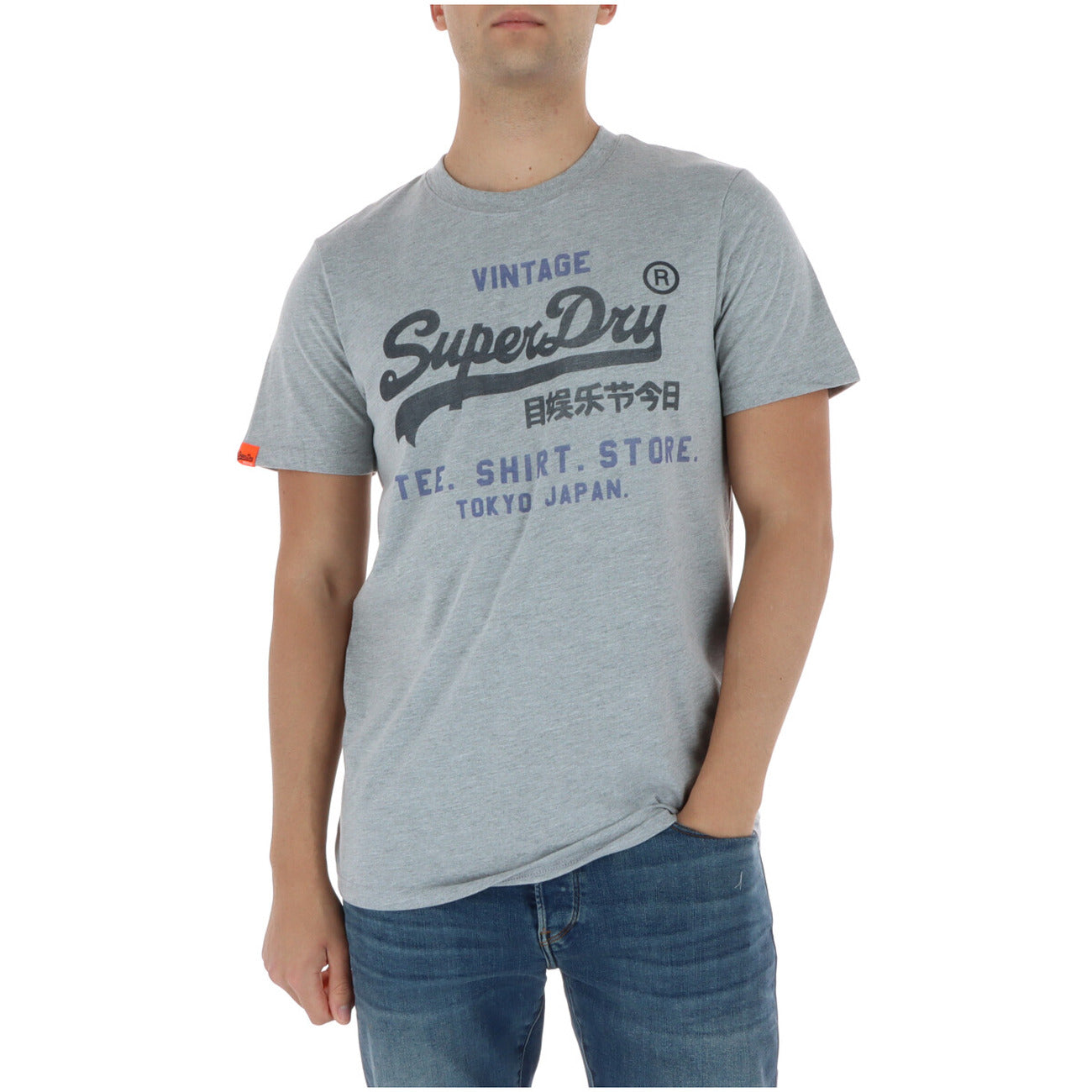 Superdry T-Shirt Herren Grau