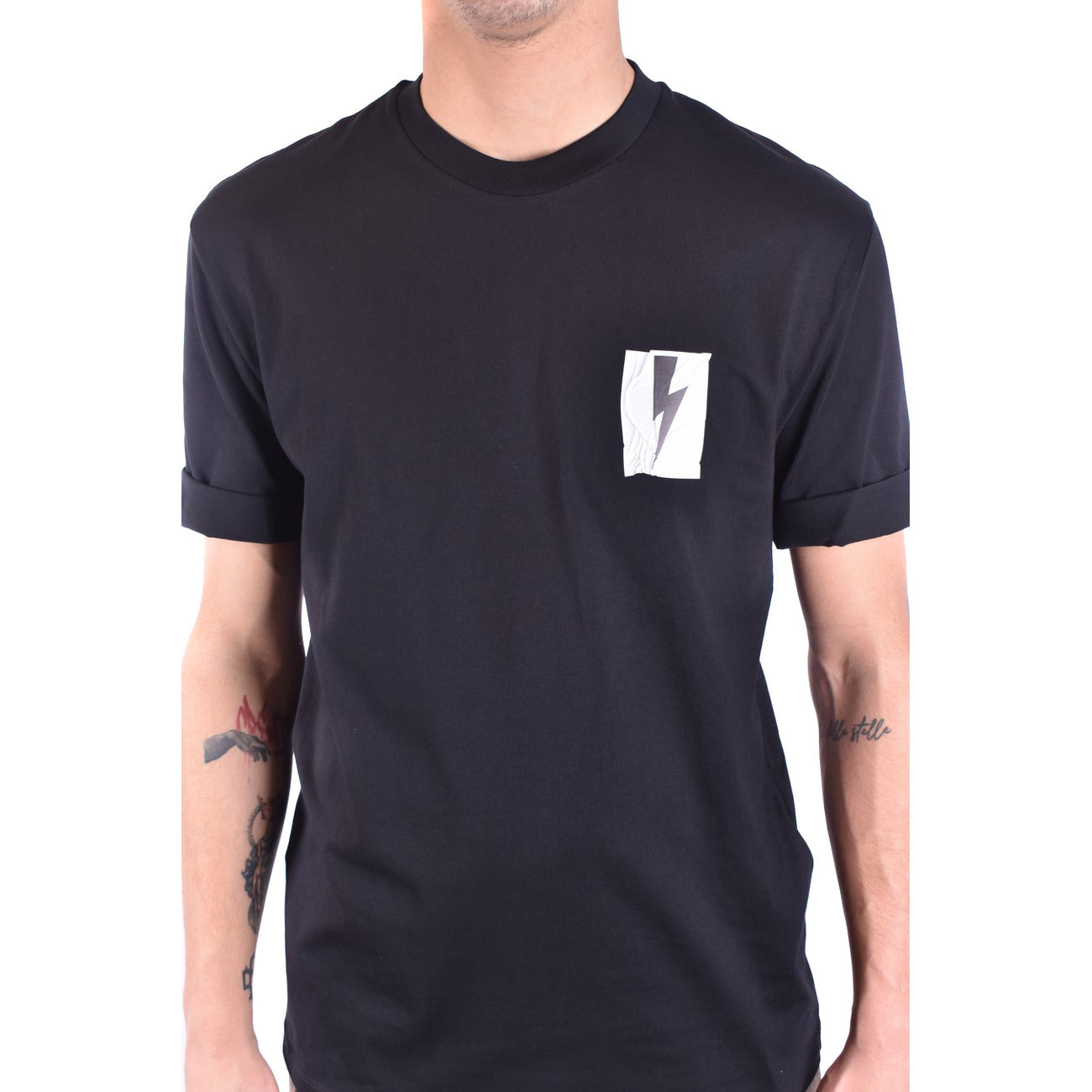 Neil Barrett T-shirt Heren Zwart #2430992