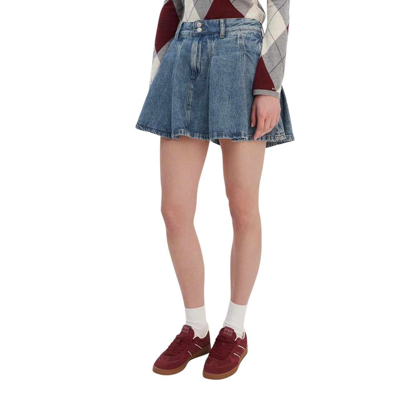 Tommy Hilfiger Jeans Rock Damen Blau